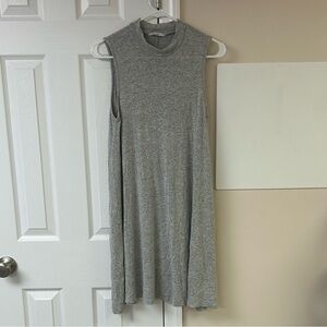 Acemi Heather Gray Sleeveless Mini Dress